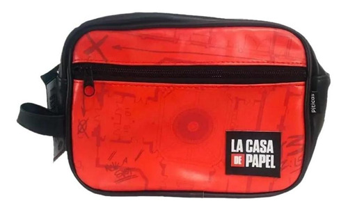 La Casa De Papel Bolsa Nécessaire Licenciado Piticas Cor Vermelho