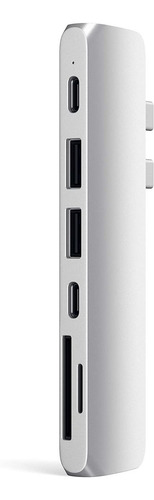 Adaptador Hub Pro Tipoc De Aluminio Con Usbc Pd 40 Gbps...