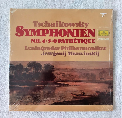 Tschaikowsky Symphonien Lp Pathetique 4 5 6 Jewgenij Mrawins