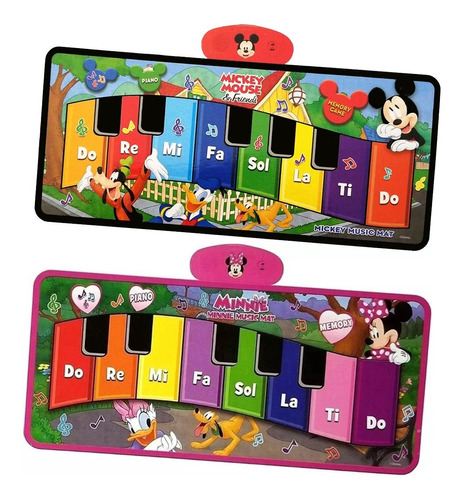 Alfombra Piano Musical Interactivo Minnie O Mickey Disney