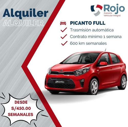 Alquiler De Autos Por Semana.