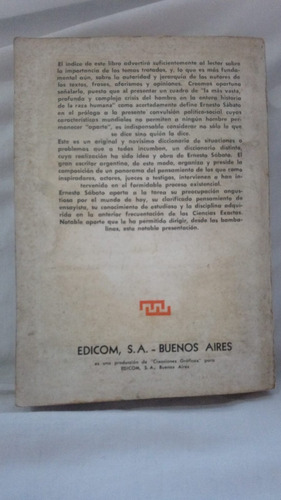 Convulsion Politica Y Social De Nuestro Tiempo Ernest Sabato (Usado)