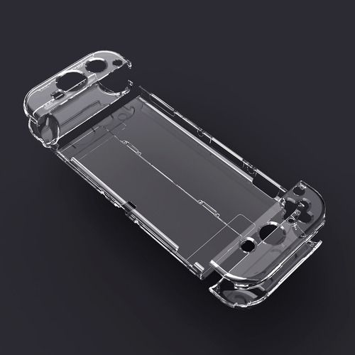 Capa Protetora Nintendo Switch Oled Transparente Cabe Dock