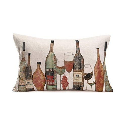 Fundas De Almohada Decorativas Temática De Botellas De...