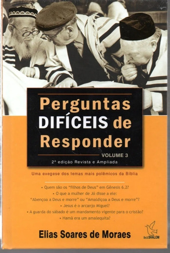 Perguntas Difíceis De Responder Coleção 4 Vol. Elias Soares, de Elias Soares Moares. Editora Outros em português
