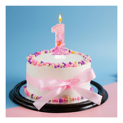 Jonesli Velas De Primer Cumpleaños, Toppers De Mariposa De Y
