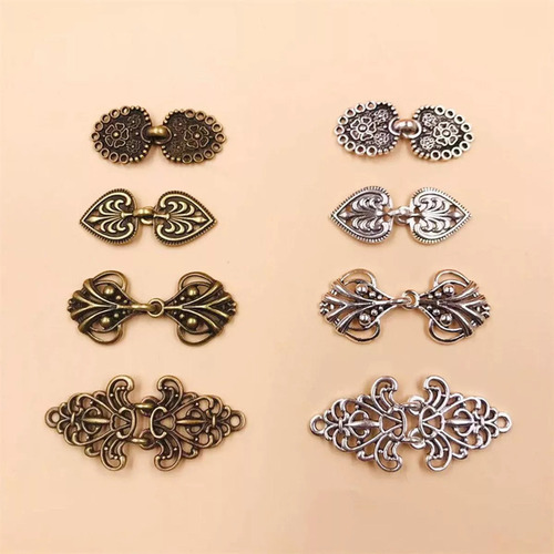 4 Piezas Broche De Capa Medieval Sujetador De Capa Suéter