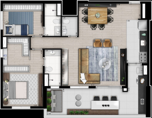 Imagem 27 de 30 de Apartamento - Ap00614 - 69795235