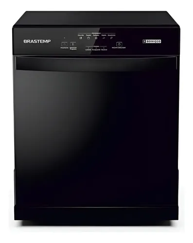 Lava Louças Brastemp 8 Serviços Preta - Blf08ae