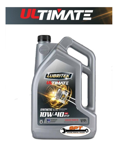 Aceite Ultimate 10w40 Ssyn - Lubritek 4l (motores Gasolina)