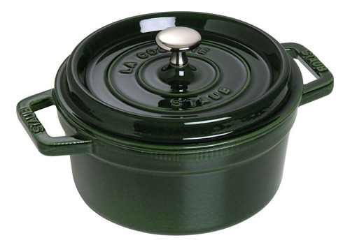 Caçarola Redonda, 22 Cm, Verde Basil, Ferro Fundido Staub