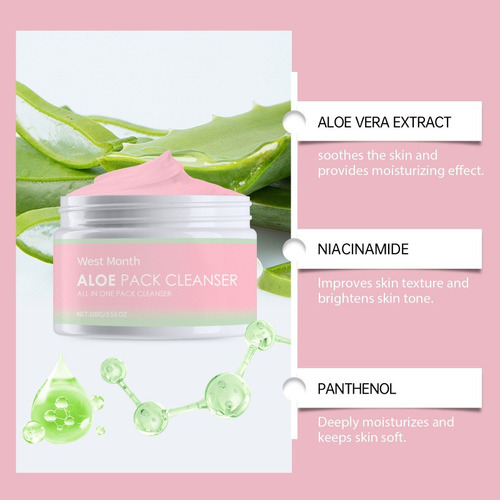 Fa Crema Limpiadora Calmante De Aloe Vera Que Limpia