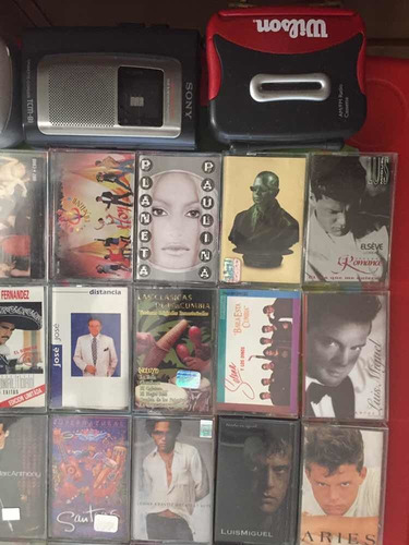 Casetes Cassettes / Variados / Lote Con Walkmans Y Grabadora (Usado)