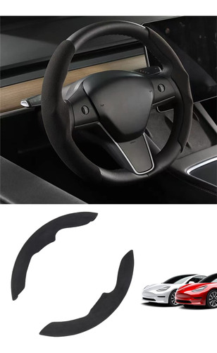 Funda Para Volante Tesla Model 3 Modelo Protector Gamuza 2