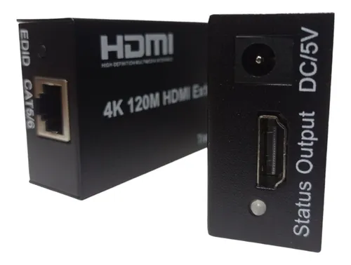 Extender Hdmi 120 Metros, Conexión Por Cable De Red Rj45