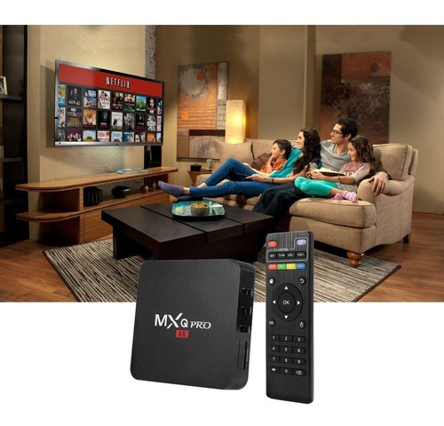 Dispositivo para convertir tu televisor en un televisor inteligente completo de 4K+64 GB extendible