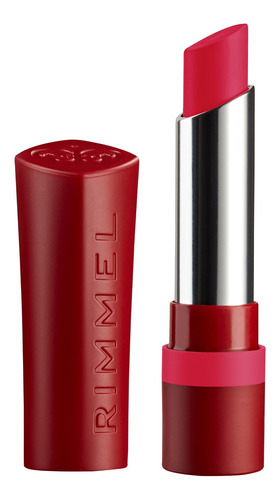 Labial Mate Rimmel Larga Duración The Only One Matte Acabado - Color 120 - Salmón Fuerte