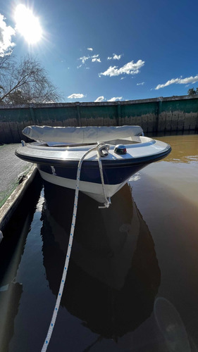 Imagen 2 de 21 de Bote Lancha Open Tracker Tozoli 430 Matrizado Honda 20 Hp