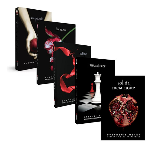 Crepúsculo, De Stephenie Meyer. Crepúsculo, Vol. 5. Editorial Intrínseca, Capa Mole, Edição Regular Em Português, 2005