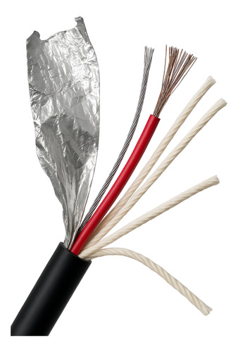 Cable Microfono Mono Rollo 50 Metros 6mm 100% Cobre Blind