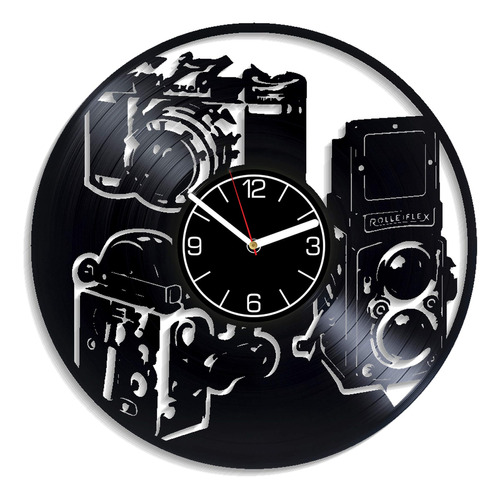 Reloj De Pared Fotográfico Vintage Para Decoración Del Hogar
