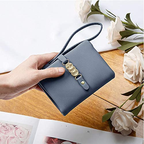 Aoxonel Carteras Para Mujer, Pequeña Pulsera Plegable Rfid,