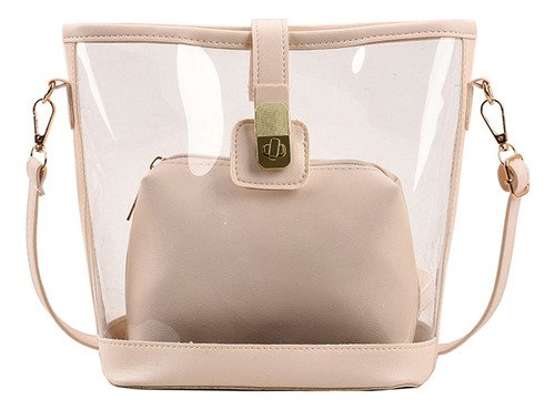 Bolso De Hombro Transparente Para Mujer, 2 Unidades/juego, I