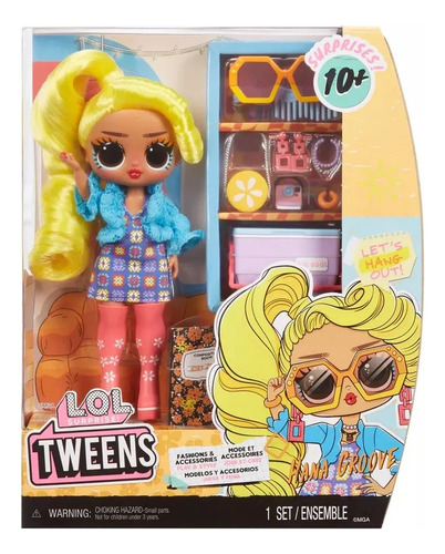 Muñeca Lol Surprise Tweens Fashion Doll Hana Groove Original