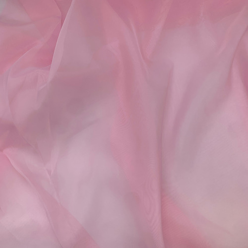 Tela Voile 1 Metro X 3,0 Ancho Ideal Cortinas Decoracion Rosa Dior Liso