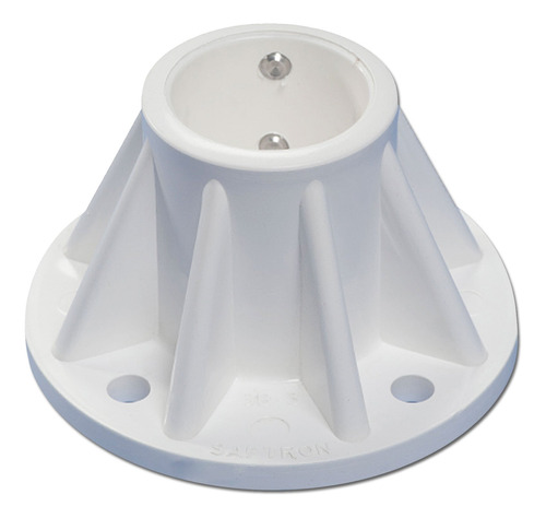 Saftron Base Montaje Superficie Blanca 3  Para Escalera 1.9 