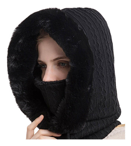 Gorro De Lana Para Mujer A Prueba De Viento, Conjunto De