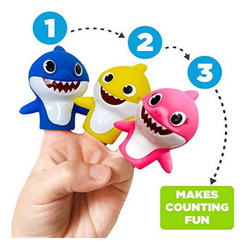 / Juego De Muñecos Con Dedos Baby Shark, 5 Piezas