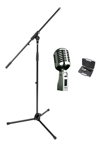 Microfono Profesional Retro Takstar Ta55c Estudio + Base