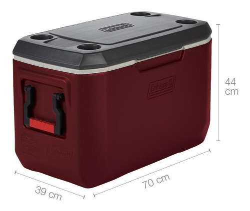 Imagen 3 de 7 de Conservadora Coleman Xtreme 70qt Mahogany Coleman