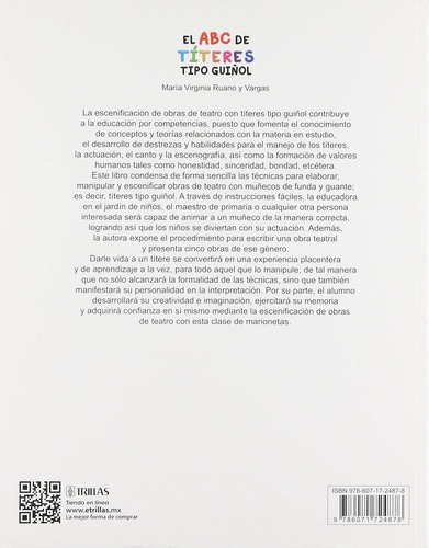 El Abc De Titeres Tipo Guiñol, De Ruano Y Vargas Maria Virginia. Editorial Trillas, Tapa Blanda En Español, 2015