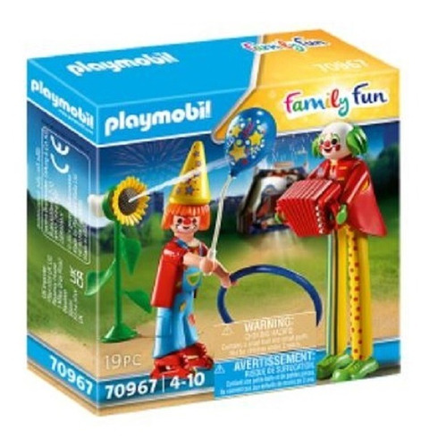 Playmobil 70967 Payasos De Circo Con Aros Acordeón Y Otros!!
