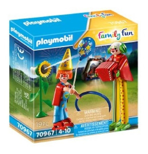 Playmobil 70967 Payasos De Circo Con Aros Acordeón Y Otros!!
