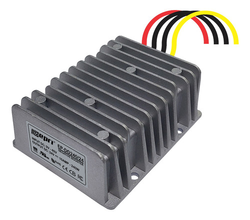 Estabilizador Dc-dc De 8v-40v A 24v 10amp 240w, Ip68 - Epri