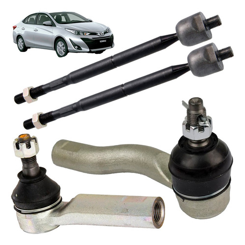 Terminal Y Axial Dirección Para Toyota Yaris 1.5 2014 2023
