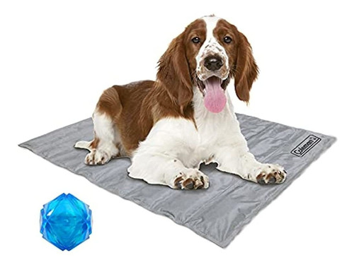 ~? Coleman Dog Cooling Mat Con Juguete, Almohadilla De Gel A