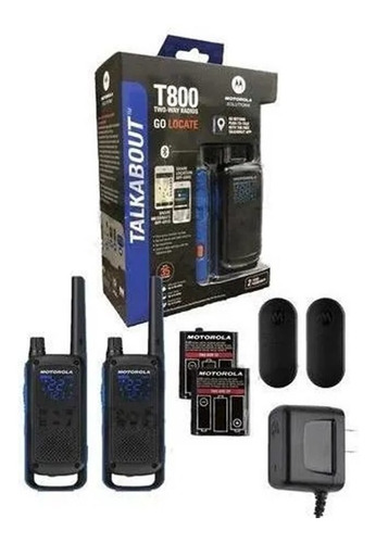 Imagen 4 de 6 de 4x Walkie Talkie Handy Motorola T800 Duo 56km Ip54 Bluetooth