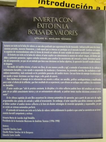 A6 Invierta Con Éxito En La Bolsa De Valores Sanchez Cantu (Usado)