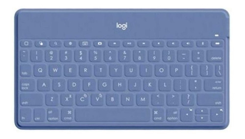 Teclado bluetooth Logitech Keys-To-Go QWERTY español color classic blue