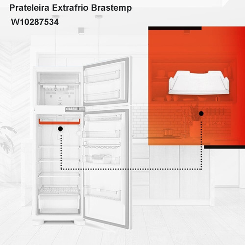 Kit 5 Peças Da Geladeira Brastemp Brm39e