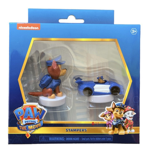 Figuras Juguetes Paw Patrol Chase Con Auto Policial - Ps