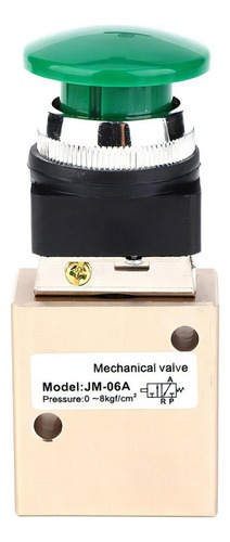 Ptt1/4 pulsador válvula de control neumático válvula mecánica color fix