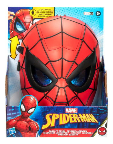 Marvel Homem-aranha Máscara Glow Fx Brinquedos Para Crianças