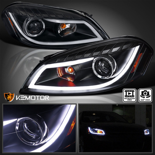 Par Faro Negro Led Chevrolet Impala Lt 2008 3.9l