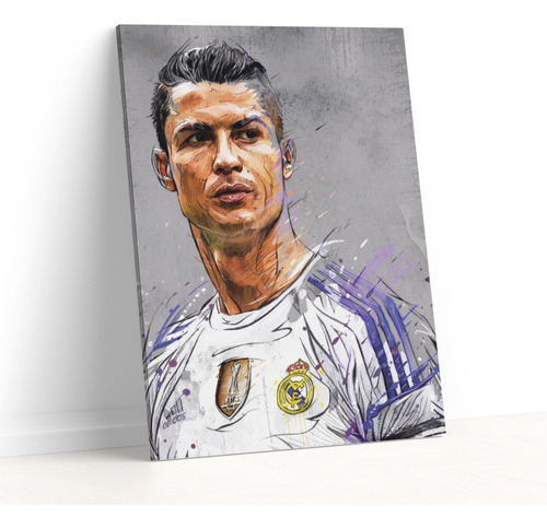 Cr7 Real Madrid - Poster Cuadro Decorativo Retablo 20x28 Cm 