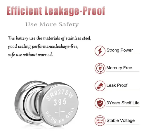 Sr927sw 1.5v Button Battery 395 Ag7 For Watch Battery C...